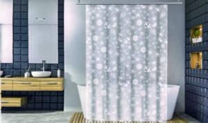 CORTINA DE BAÑO PEVA 180 X 180 CM