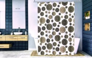 CORTINA DE BAÑO PEVA 180 X 180 CM