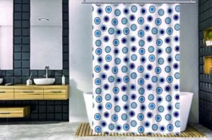 CORTINA DE BAÑO PEVA 180 X 180 CM